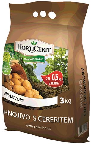 HortiCerit - Hnojivo s Cereritom pre zemiaky 3 kg