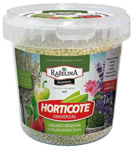 HORTICOTE - Univerzálne hnojivo s postupným uvoľňovaním živín 1 kg