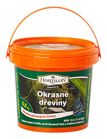 Hortilon - hnojivo pre OKRASNÉ DREVINY 0,5 kg