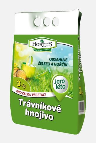 Hortus - Trávnikové hnojivo NPK 15-5-5 3 kg