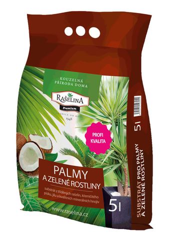 Substrát pre palmy a zelené rastliny 5 l
