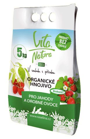 VITA NATURA - Organické hnojivo pre jahody a drobné ovocie 5 kg
