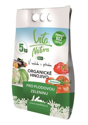 VITA NATURA - Organické hnojivo pre plodovú zeleninu 5 kg